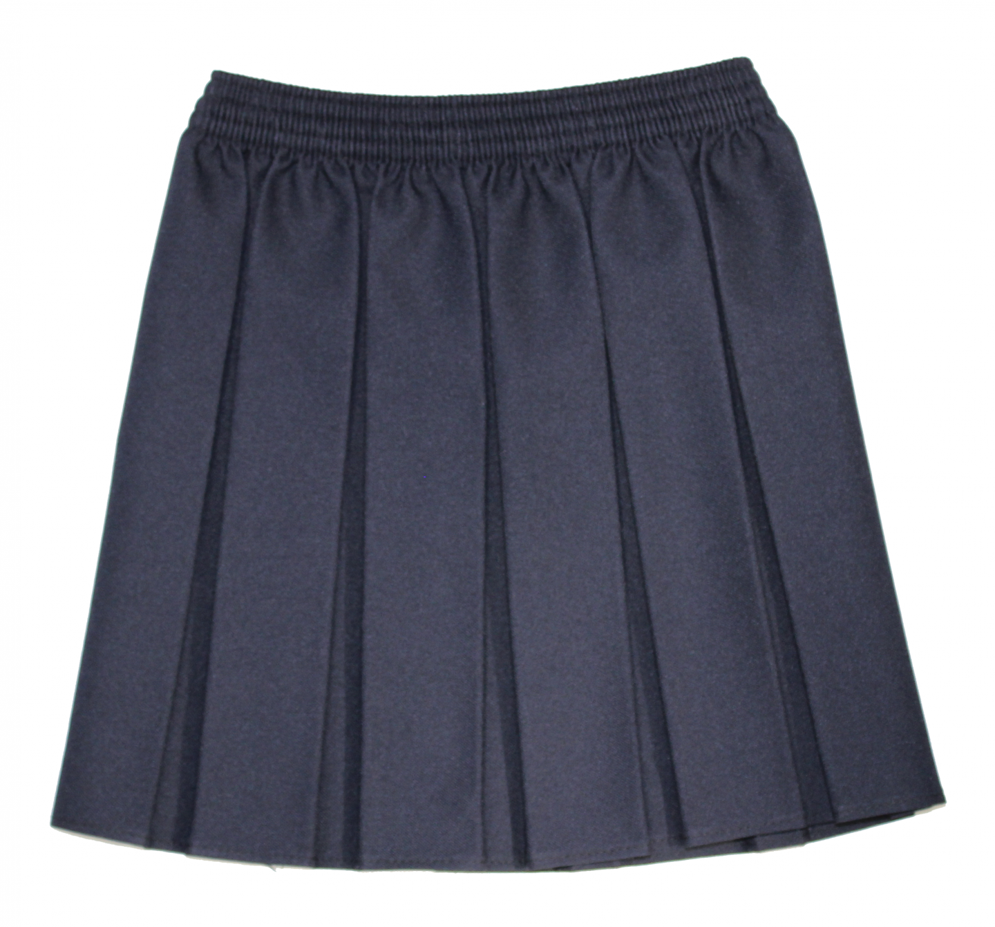 Castle Green | Box Pleat Skirt – Navy