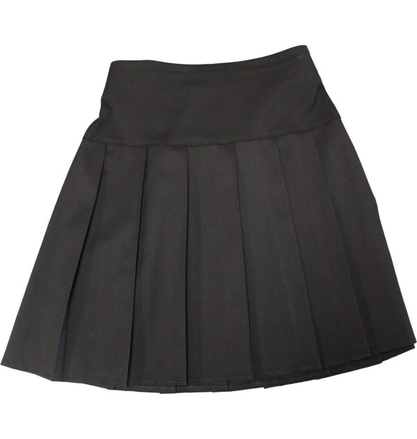 Dagenham Park- Fan Pleated Shirt - Black